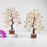 Soothing Crystals - Gemstones Tree | Amethyst Rose Quartz Tree | Money Tree