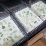 Abundance Soy Wax Melts | Earthy Scent-Aventurine Gemstones - Janine Design