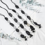 Soothing Crystals - Car Hanger | Black Tourmaline | Selenite Crystal Hanger