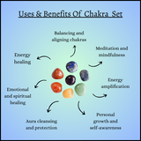 Soothing Crystals - Orgone Pyramids Set | 7 Chakra Set | Crystal Grid