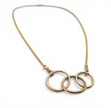 golden circle necklace