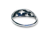 Gothic Cathedral Ring -silver ring with a cathedral window style. view of back of ring