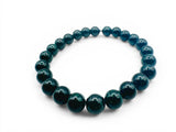 Gemstone and Nut Bead Stretch Bracelets - Janine Design