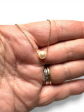 Minimalist Pearl Necklace - Janine Design