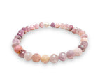 Gemstone Stretch Bracelet-Labradorite, agate, Calcite, Chalcedony Gemstone Stretch Bracelet