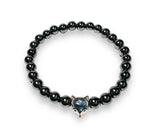 Gemstone Stretch Bracelet-Labradorite, agate, Calcite, Chalcedony Gemstone Stretch Bracelet
