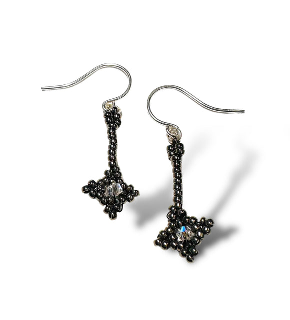 Crystal Woven Earrings