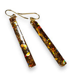 Bar Earings/ Modern Resin Earrings/ Resin Stick Earrings - Janine Design