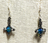Crystal Woven Earrings - Janine Design