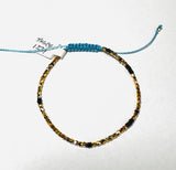 Micro Mini Adjustable Friendship Bracelet/Glass Friendship Bracelet 2-3mm