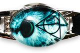 Suede and glass Design Bracelet - Janine Design