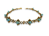 Tiny Woven Crystal Bracelet/7.5” bracelet-Uni -T