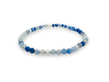 Gemstone Stretch Bracelet-Labradorite, agate, Calcite, Chalcedony Gemstone Stretch Bracelet