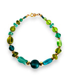 Sea Glass Inspired Beaded Bracelet