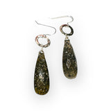 Sunstone Earrings, Silver Gemstones Earrings - Janine Design