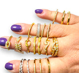 Gold Filled or Sterling Stacking Rings - Janine Design