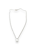 Silver Star Minimalist Choker Necklace, Small Necklace