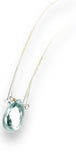 Aquamarine Gemstone Necklace, Layering Necklace