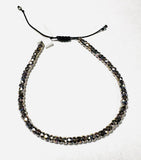 Adjustable Friendship Bracelet/Glass Friendship Bracelet 2-5 MM Bead Bracelet or Anklet - Janine Design