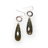 Sunstone Earrings, Silver Gemstones Earrings - Janine Design