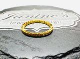 Gold Filled or Sterling Stacking Rings - Janine Design