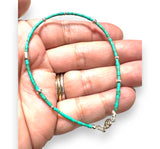 Dainty Gemstone  Bracelet, Gemstone Bead Chain, Watermelon Tourmaline Gemstone Bracelet - Janine Design