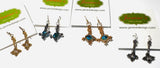 Crystal Woven Earrings - Janine Design