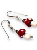 Little Mushroom Earrings/Clay Earrings/ Forest Earrings