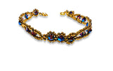 Tiny Woven Crystal Bracelet/7.5” bracelet-Uni -T