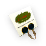 Angel Wing Stud Earrings - Janine Design