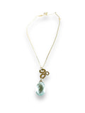 Aquamarine Gemstone Necklace, Layering Necklace