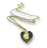 Crystal Clay Locket/Brass Locket/Affordable Gift - Janine Design