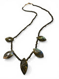Labradorite Marquise Necklace - Janine Design
