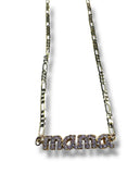 Mom Necklaces/Mothers Day - mama cz necklace