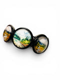 mountain picture stretch bracelet close up