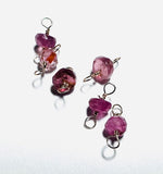 Tiny Gemstone Connectors-Gold Filled Gemstone Connector- Permanent Jewelry Connector- Wire Wrapped Connector - Janine Design