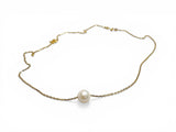 Minimalist Pearl Necklace - Janine Design