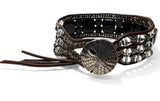 Woven Cuff Stud Bracelet - Janine Design