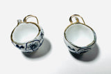 Cuppa Tea Earrings/ Tiny Porcelain Teacup Earrings - Janine Design