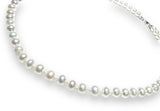 Classic Pearl Necklace - close-up view