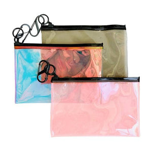 Holographic Pouch 3pc Set - Janine Design