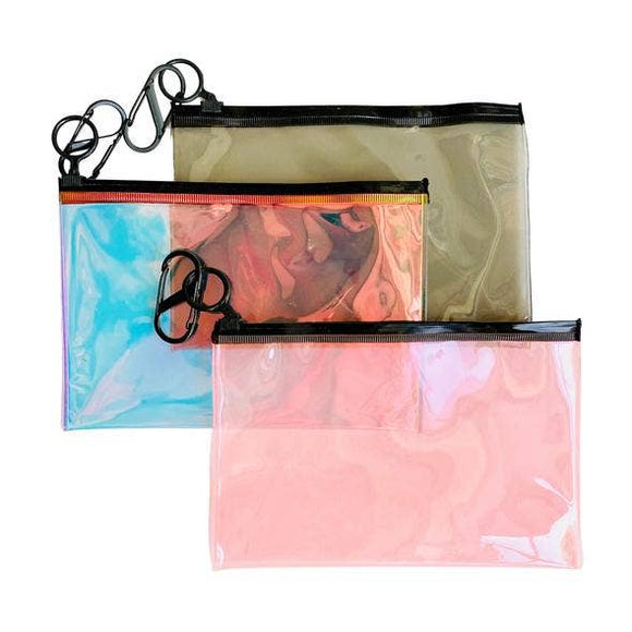 Holographic Pouch 3pc Set - Janine Design
