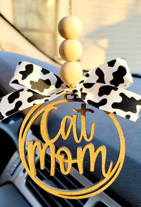 Wholesale Car Charm- Cat Mom Ornament: Paw Print