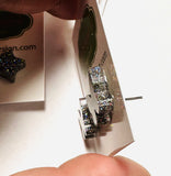 Glitter Resin Earrings, Heart Earrings, Butterfly Earrings, Star Earrings - Janine Design