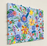 Painting on Canvas “Icing surprise” 3-d textured painting 