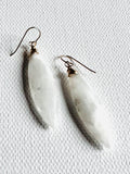 Moonstone Earrings Gemstone Teardrop Earrings - Janine Design