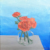 Painting on Canvas “Waterwall”, Fine Art Painting, Abstract Acrylic Painting 