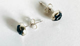 Sky Blue Topaz Studs -top view