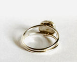 Tiger’s Eye Ring, Stacking Ring, Gemstone Ring, Silver Ring - Janine Design