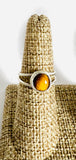 Tiger’s Eye Ring, Stacking Ring, Gemstone Ring, Silver Ring - Janine Design